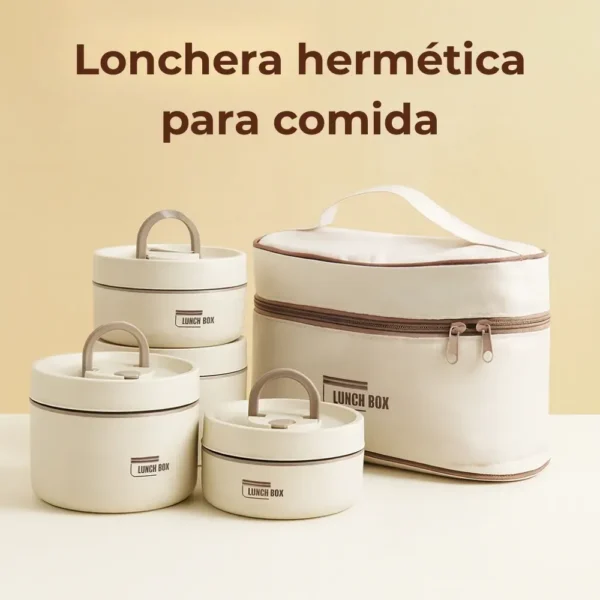 d9e959c8-7dd8-4ddd-b480-276250eec002 Lonchera Portacomidas Hermético Compacto