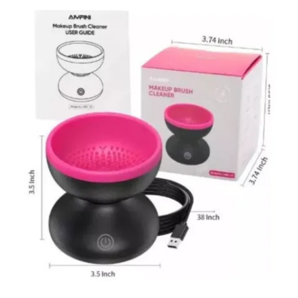 46 Lavadora de Brochas de Maquillaje Eléctrica