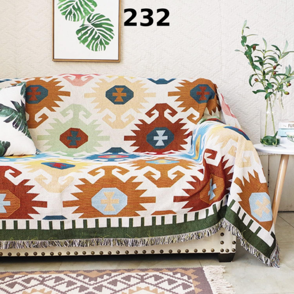 Manta Decorativa para Sofá en Chenilla
